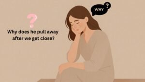 Why does he pull away after we get close?