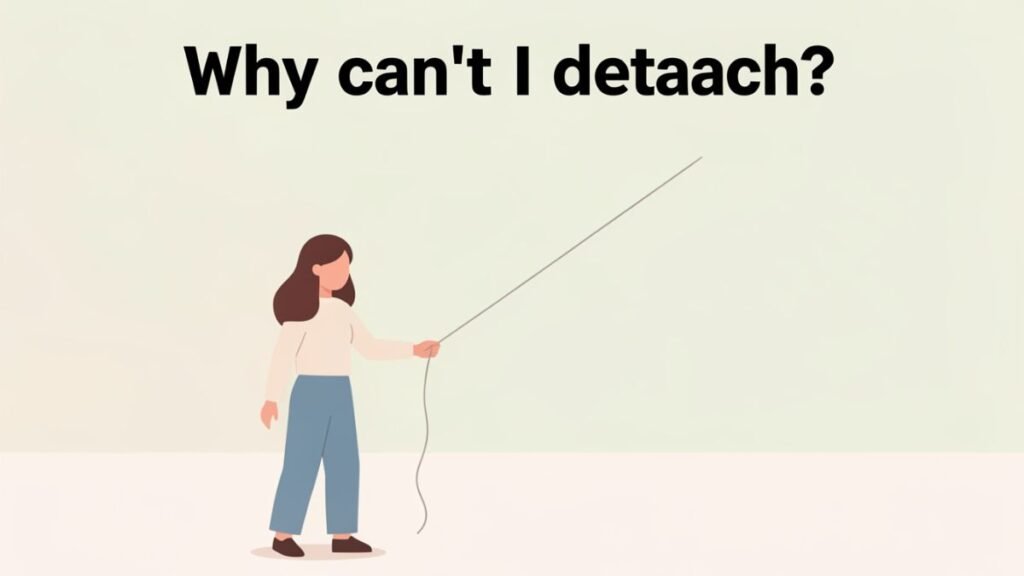 why do i still feel attached to someone who left