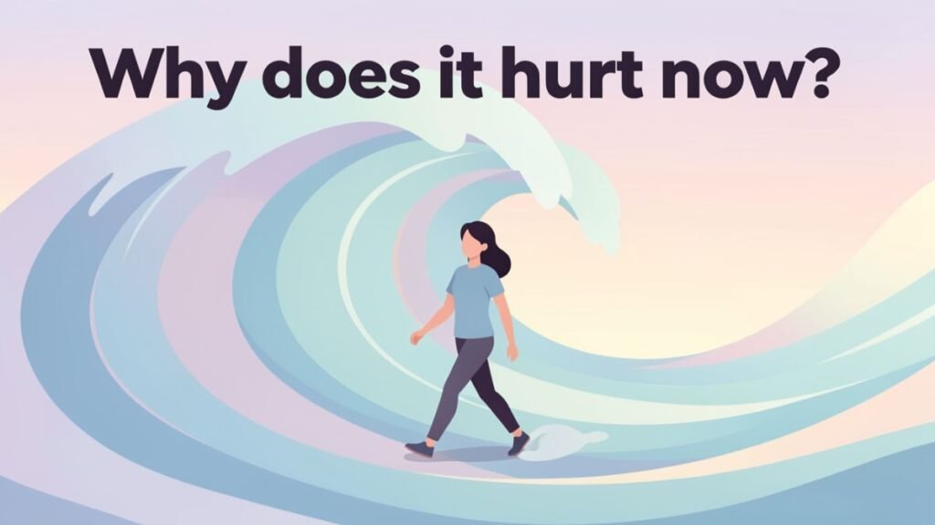 sudden intense missing after breakup illustration