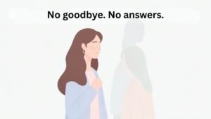 silent breakup without closure illustration