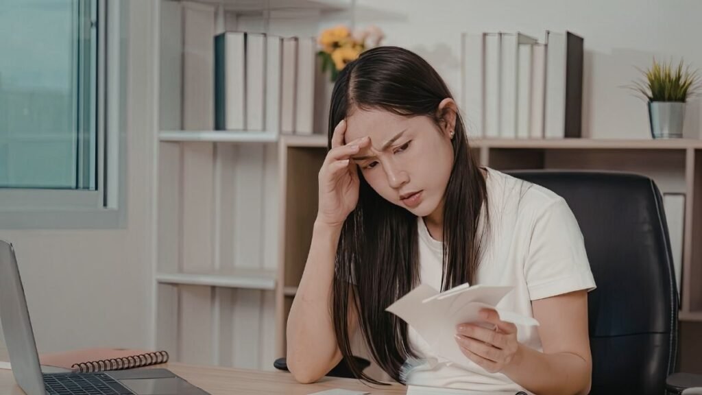 woman confused after argument