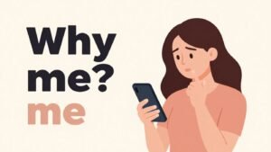 woman feeling insecure after seeing engagement announcement on phone