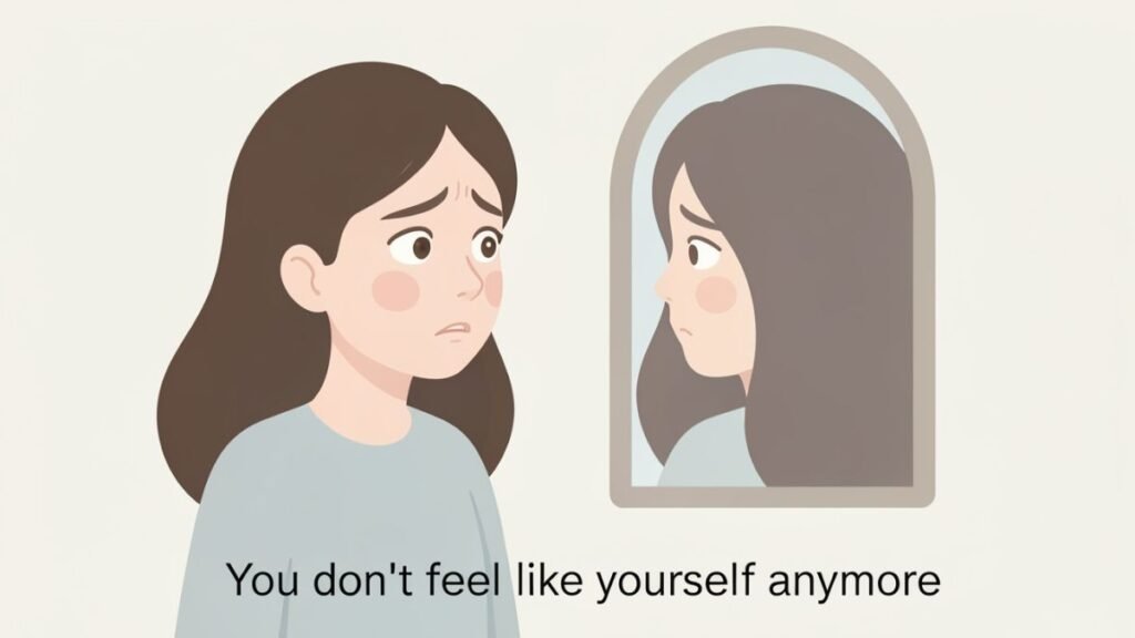 identity confusion after loss