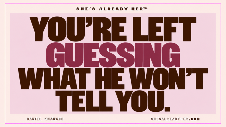 Why do men go silent article cover: You’re left guessing what he won’t tell you.