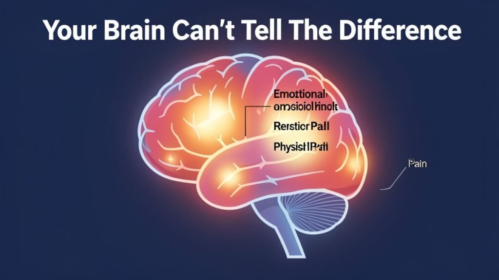 brain processing emotional pain like physical pain