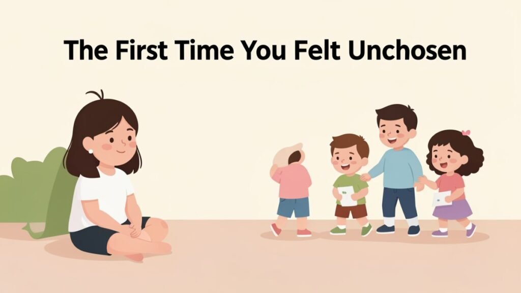 child feeling left out and not chosen