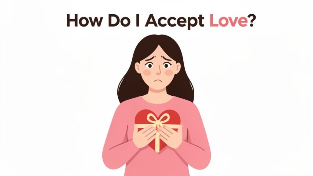 woman unsure how to accept affection