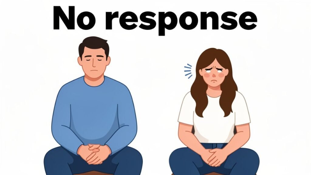 man emotionally shutting down during argument