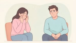 woman seeking reassurance while emotionally unavailable partner becomes distant