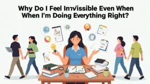 woman feeling invisible despite working hard and doing everything right