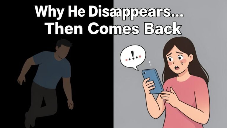 ghosting then resurfacing relationship behavior