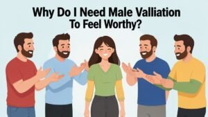 woman seeking male validation to feel worthy