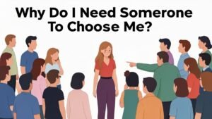 woman waiting to be chosen to feel worthy