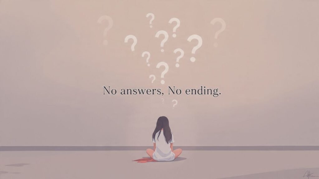 no closure breakup unanswered questions no explanation emotional pain
