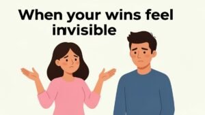 partner dismissing achievement illustration