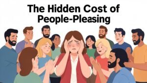 woman exhausted from constantly pleasing everyone else