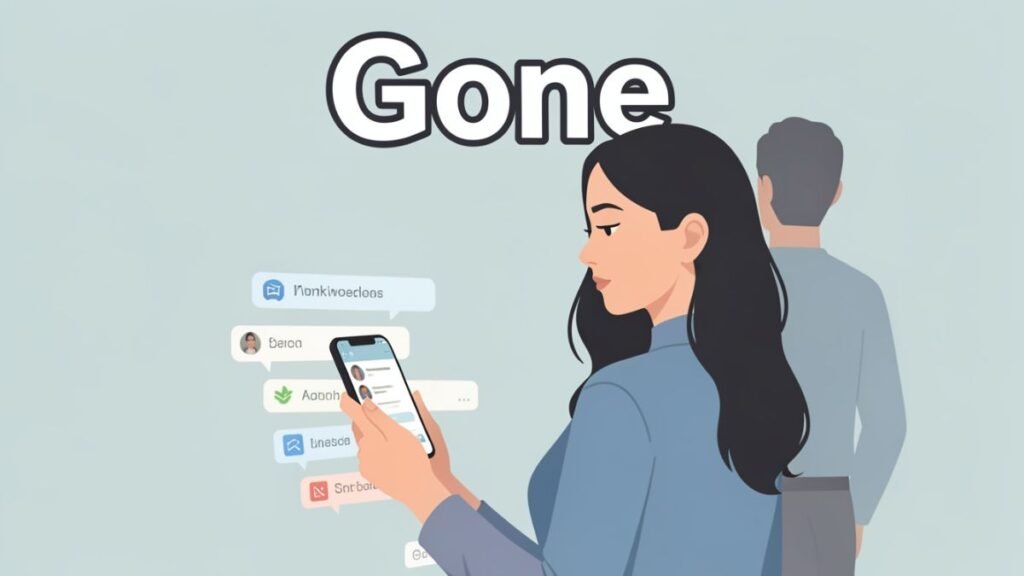 man ghosting woman in relationship