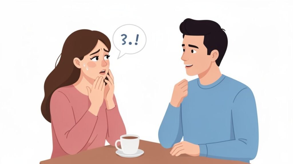 woman expressing insecurity and emotional vulnerability in relationship