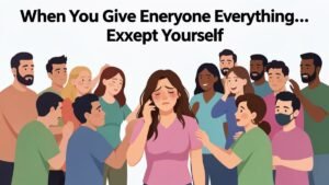 put everyone else's needs before my own psychology