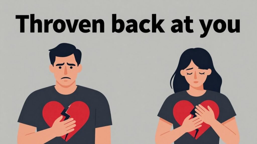 partner using emotional pain as weapon