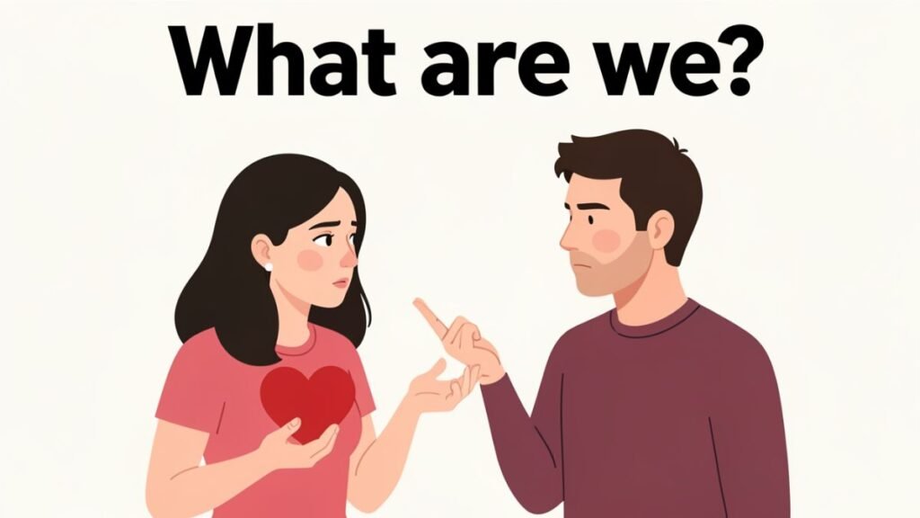 woman asking for relationship clarity