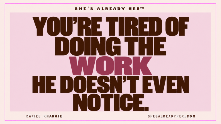 Emotional labor in relationships cover: You’re tired of doing the work he doesn’t even notice.