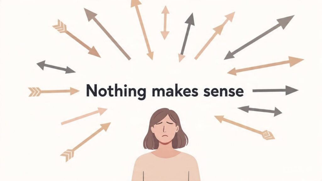 mixed signals confusion relationship words and actions do not match