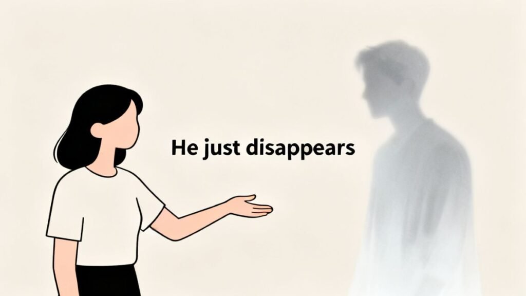 sudden disappearance relationship ghosting without explanation emotional confusion
