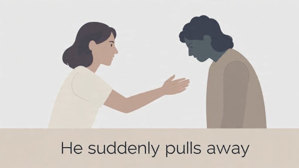 sudden emotional detachment relationship partner becomes distant without reason