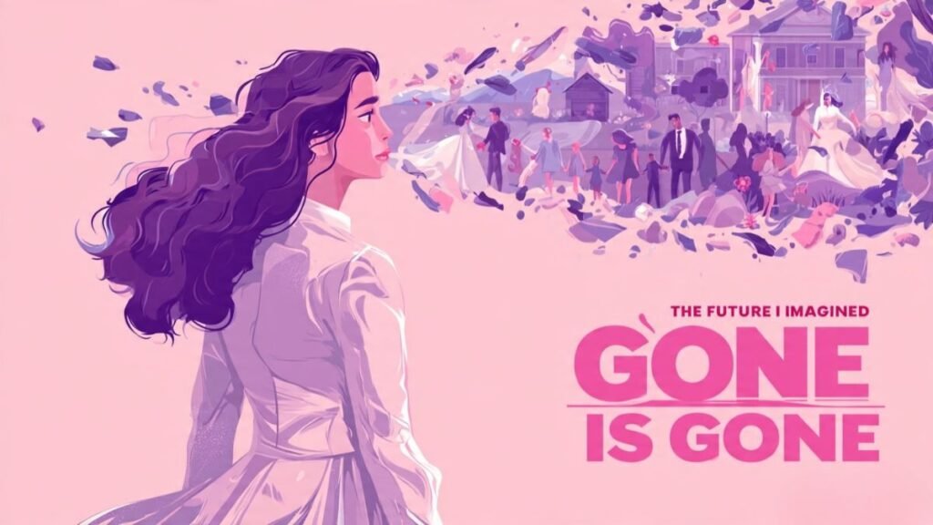 woman grieving the future she imagined with partner illustration