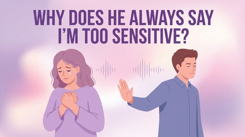 woman experiencing emotional invalidation from partner illustration