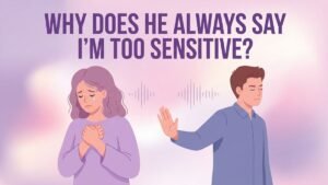 woman experiencing emotional invalidation from partner illustration