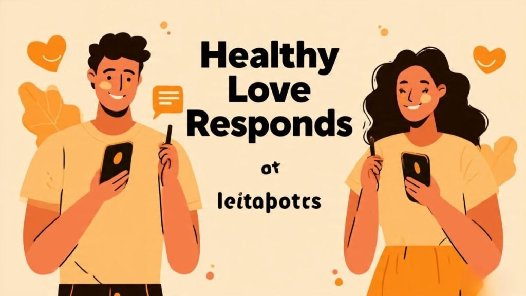 healthy couple communicating respectfully after relationship conflict illustration