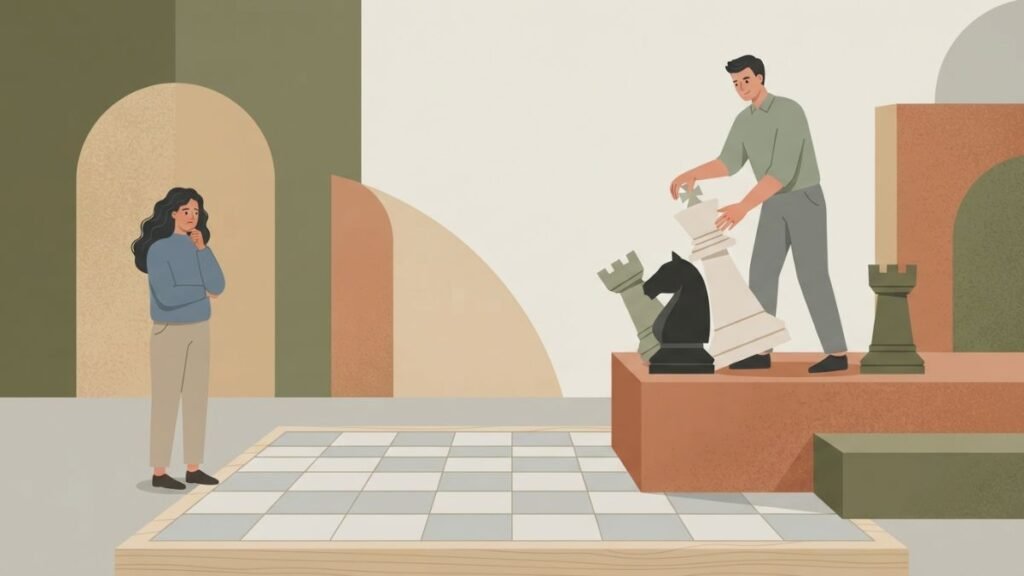 Controlling relationship decisions without equal partnership illustration