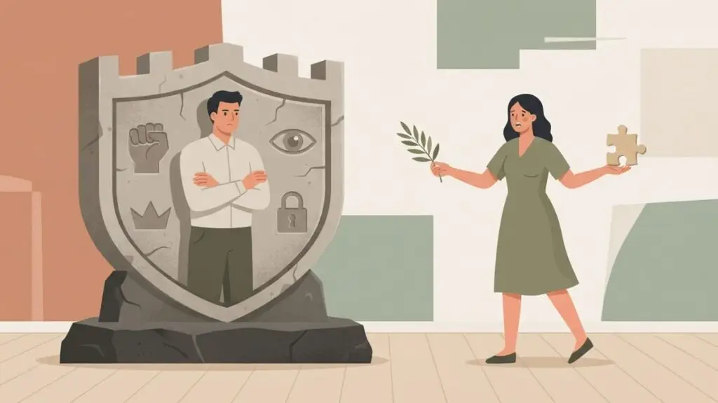 Why some partners refuse to compromise in relationships illustration