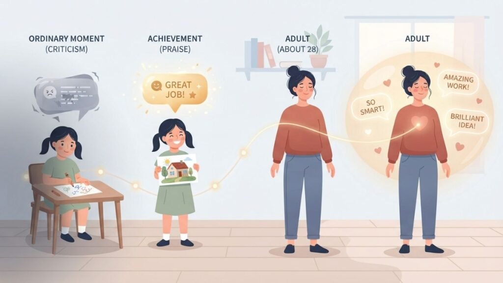 Childhood roots of compliment dependency and external validation seeking