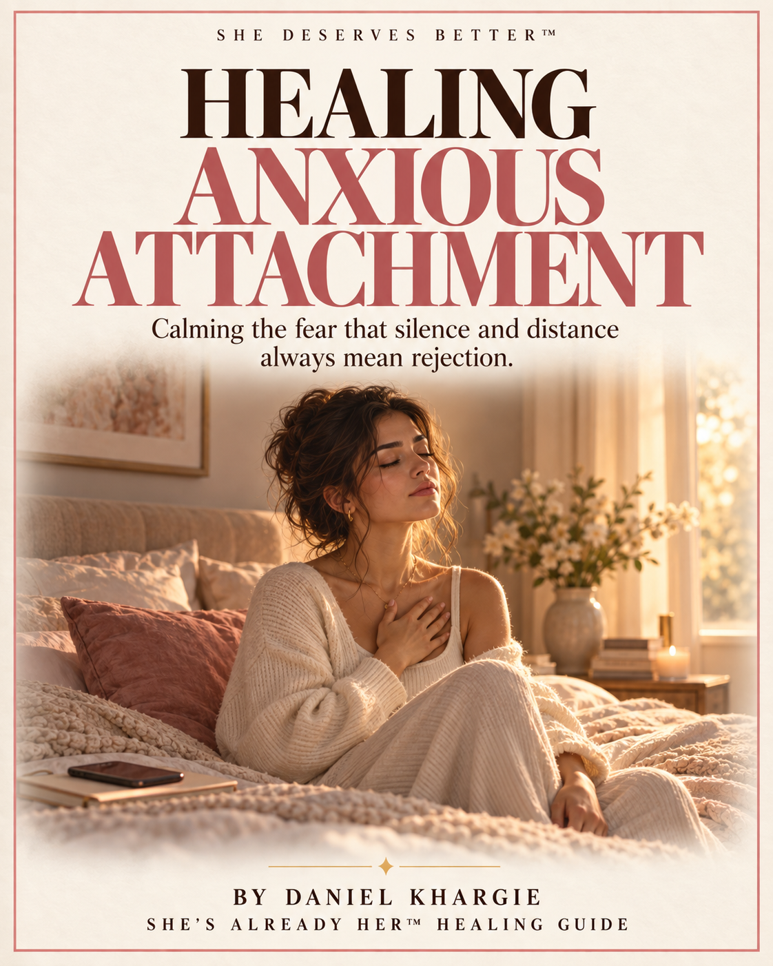 Cover of Healing Anxious Attachment by Daniel Khargie.