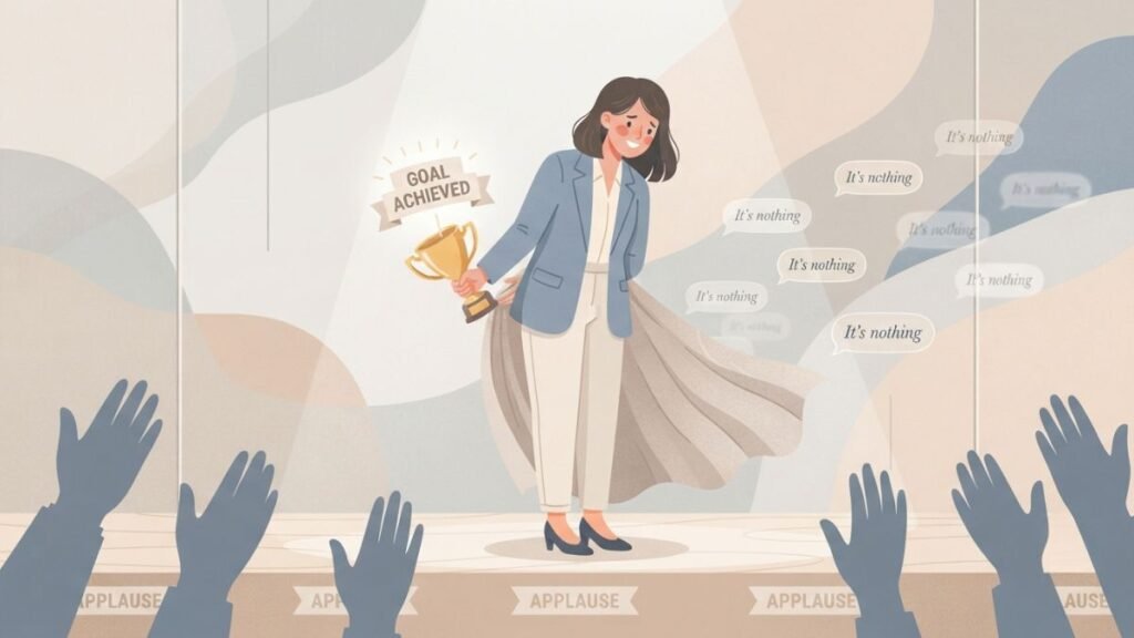 Minimizing your achievements because of your inner critic