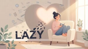 Slowing down is not laziness and learning self compassion without guilt