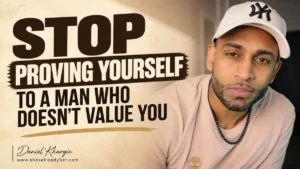 Woman rebuilding self-worth in a relationship after getting tired of proving her value to a man who does not appreciate her