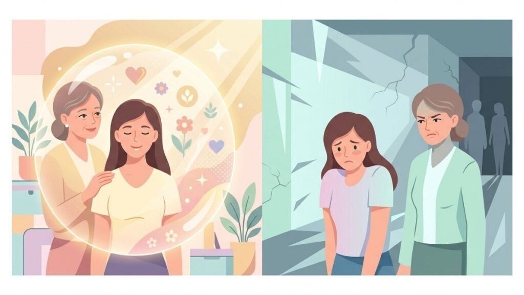 How approval becomes associated with love and disapproval with abandonment