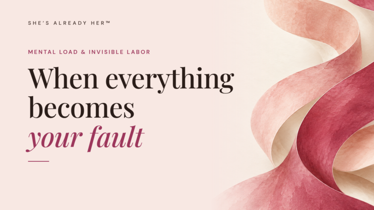 When everything becomes your fault