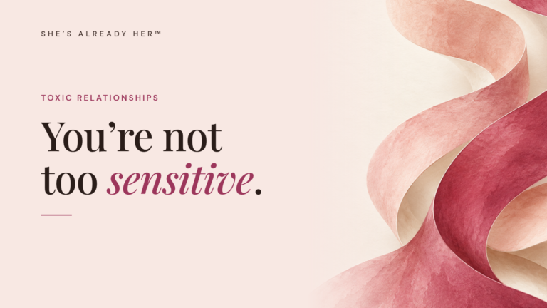 You’re not too sensitive.
