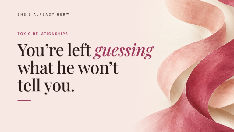 You’re left guessing what he won’t tell you.