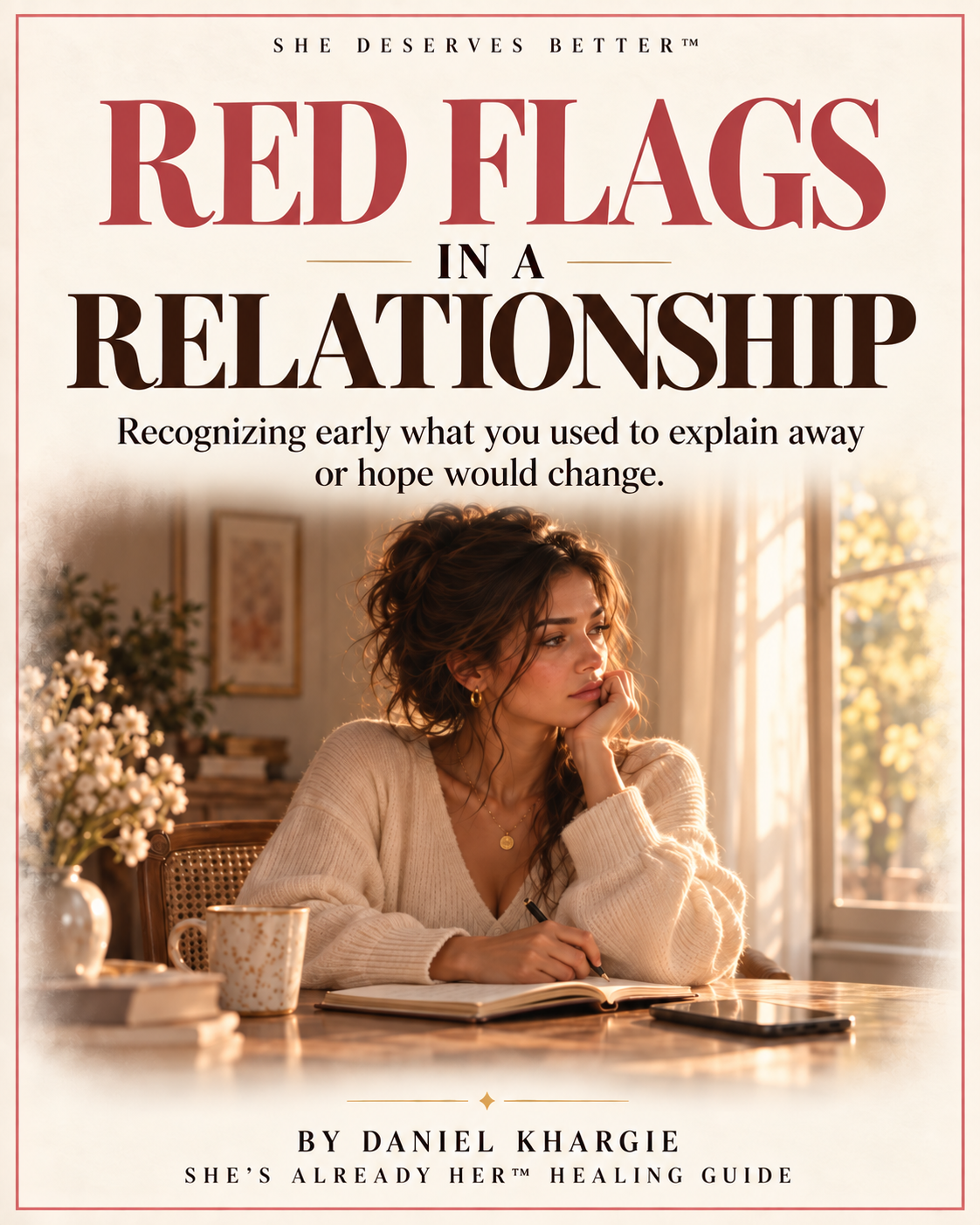 Cover of Red Flags in a Relationship by Daniel Khargie.