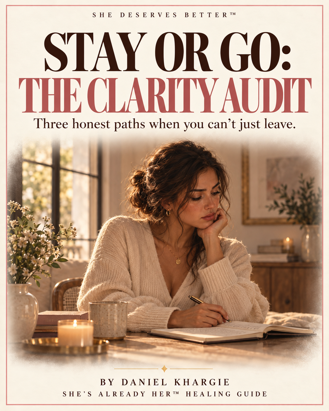 Cover of Stay or Go: The Clarity Audit by Daniel Khargie.